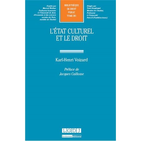 l'état culturel et le droit