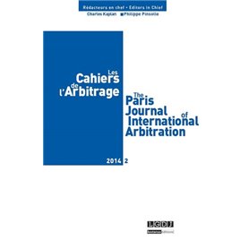 LES CAHIERS DE L ARBITRAGE N 2 - 2014