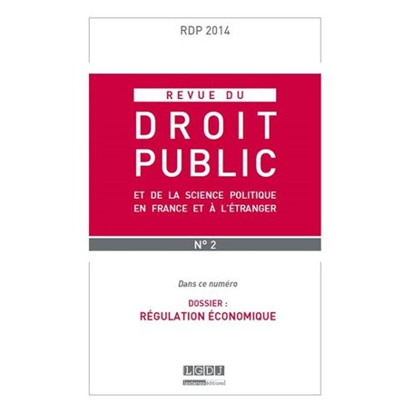 REVUE DU DROIT PUBLICN N 2 2014