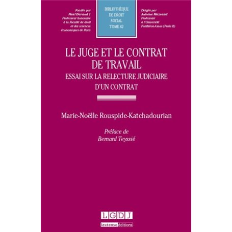 le juge et le contrat de travail