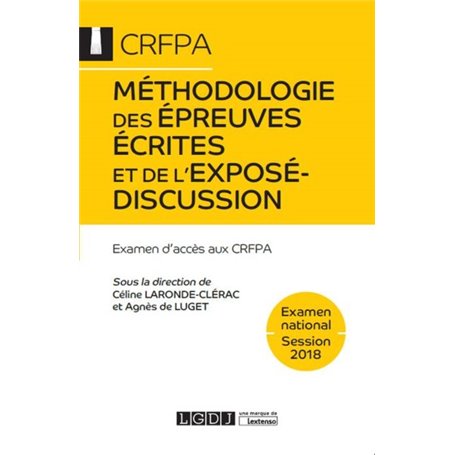 METHODOLOGIE DES EPREUVES ECRITES ET DE L EXPOSE-DISCUSSION 2EME ED