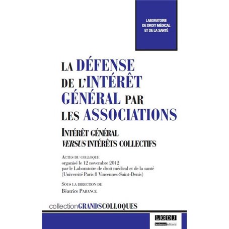 la défense de l'intérêt général par les associations