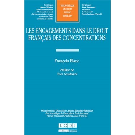 les engagements dans le droit français des concentrations