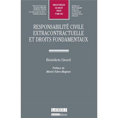 RESPONSABILITÉ CIVILE EXTRACONTRACTUELLE ET DROITS FONDAMENTAUX