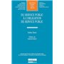 DU SERVICE PUBLIC À L'OBLIGATION DE SERVICE PUBLIC