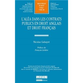 L'ALÉA DANS LES CONTRATS PUBLICS EN DROIT ANGLAIS ET DROIT FRANÇAIS