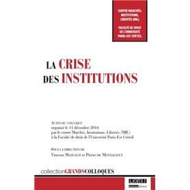 la crise des institutions