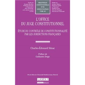 L'OFFICE DU JUGE CONSTITUTIONNEL