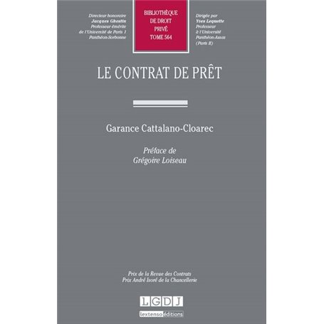 LE CONTRAT DE PRÊT