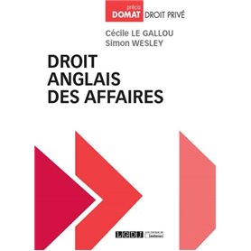 DROIT ANGLAIS DES AFFAIRES