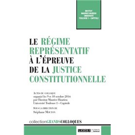 le régime représentatif à l'épreuve de la justice constitutionnelle