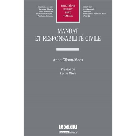 mandat et responsabilité civile