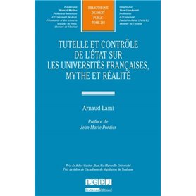 tutelle et contrôle de l'etat sur les universités françaises, mythe et réalité
