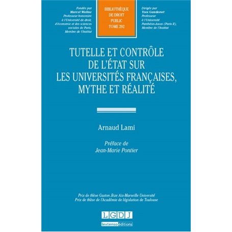 tutelle et contrôle de l'etat sur les universités françaises, mythe et réalité