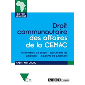 DROIT COMMUNAUTAIRE DES AFFAIRES DE LA CEMAC