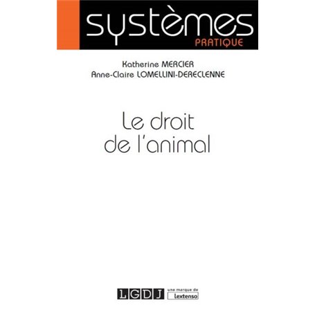 LE DROIT DE L'ANIMAL