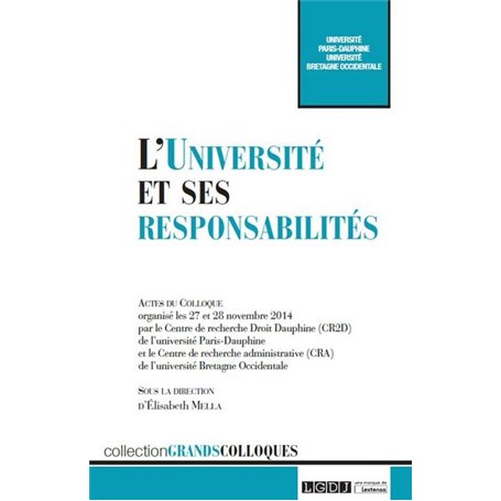 l'université et ses responsabilités