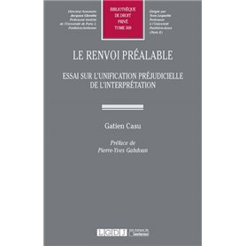 le renvoi préalable