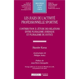 les juges de l'activité professionnelle sportive