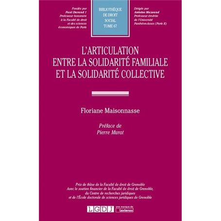 l'articulation entre la solidarité familiale et la solidarité collective