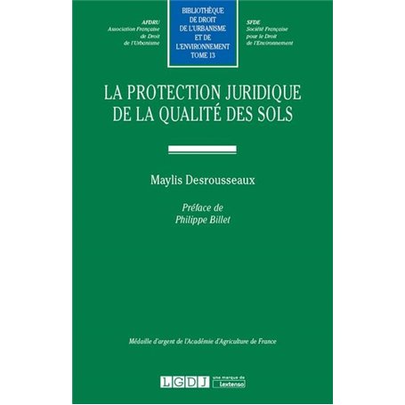 la protection juridique de la qualité des sols