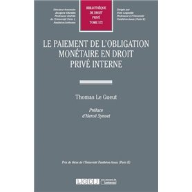 le paiement de l'obligation monétaire en droit privé interne