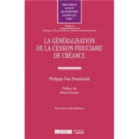 la généralisation de la cession fiduciaire de créance