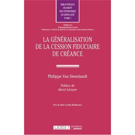 la généralisation de la cession fiduciaire de créance