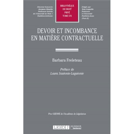 devoir et incombance en matière contractuelle