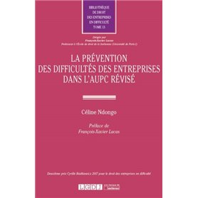 LA PREVENTION DES DIFFICULTES DES ENTREPRISES DANS L AUPC REVISE