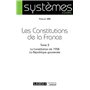 LES CONSTITUTIONS DE LA FRANCE TOME 3