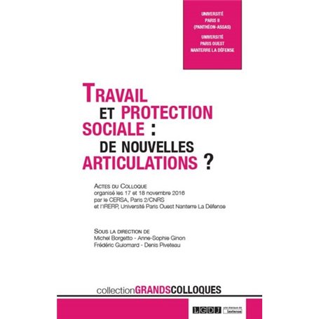 TRAVAIL ET PROTECTION SOCIALE