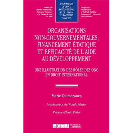 ORGANISATION NON-GOUVERNEMENTALES, FINANCEMENT ETATIQUE ET EFFICACITE DE L'AIDE