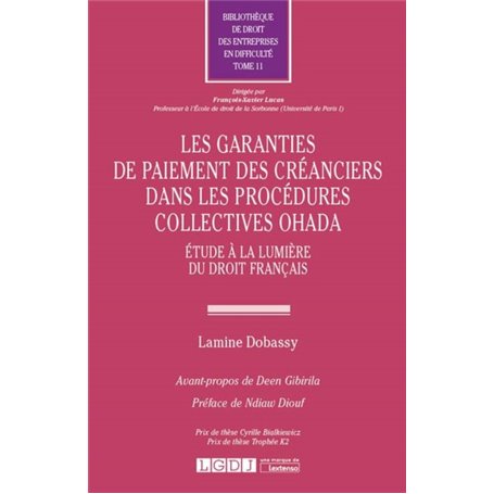 LES GARANTIES DE PAIEMENT DES CREANCIERS DANS LES PROCEDURES COLLECTIVES OHADA