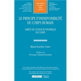 LE PRINCIPE D INDISPONIBILITE DU CORPS HUMAIN