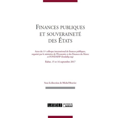 FINANCES PUBLIQUES ET SOUVERAINETE DES ETATS