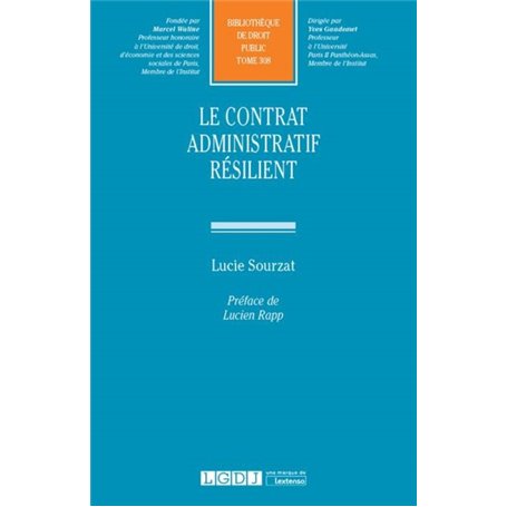 LE CONTRAT ADMINISTRATIF RESILIENT