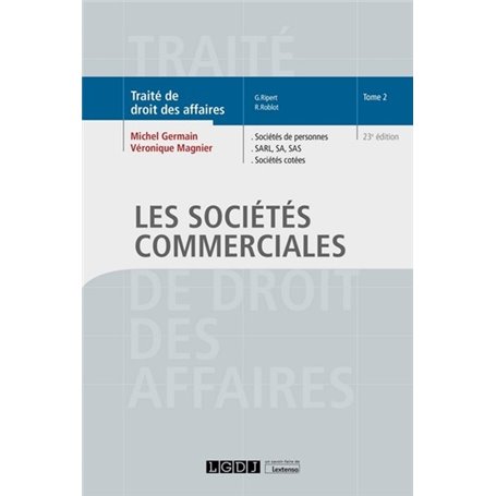 Les sociétés commerciales