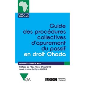 GUIDE DES PROCEDURES COLLECTIVES D APUREMENT DU PASSIF OHADA