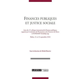 FINANCES PUBLIQUES ET JUSTICE SOCIALE