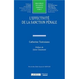 L'effectivité de la sanction pénale