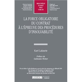 La force obligatoire du contrat à l'épreuve des procédures d'insolvabilité