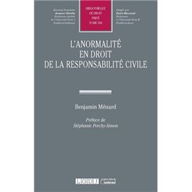 L'anormalité en droit de la responsabilité civile