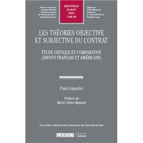 Les théories objective et subjective du contrat