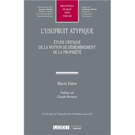 L'usufruit atypique