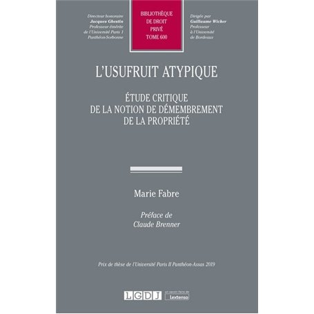 L'usufruit atypique