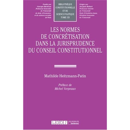 Les normes de concrétisation dans la jurisprudence du Conseil Constitutionnel