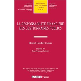 La responsabilité financière des gestionnaires publics