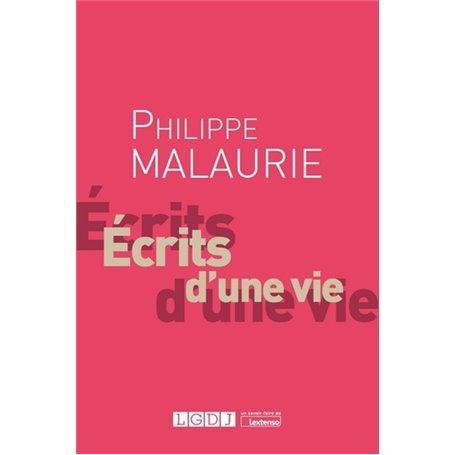 Philippe Malaurie, Écrits d'une vie