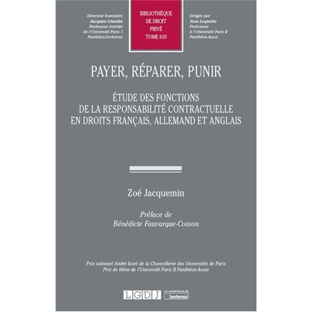 Payer, réparer, punir